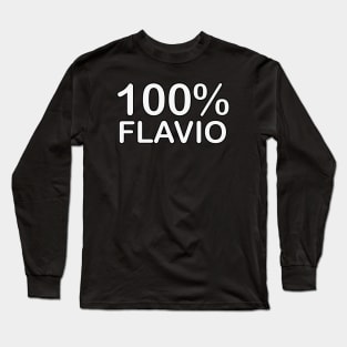 Flavio Name, funny gifts for people who have everything. Long Sleeve T-Shirt